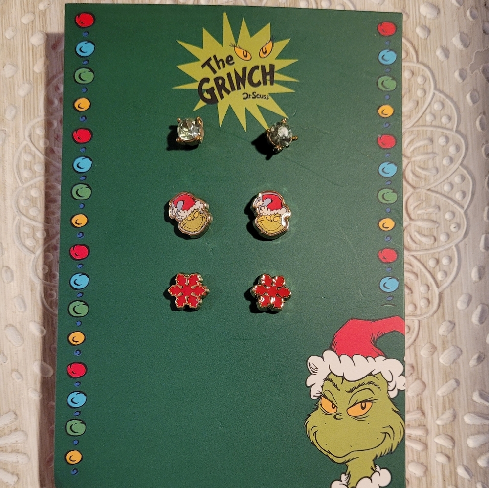 Grinch earrings